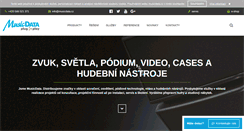 Desktop Screenshot of musicdata.cz