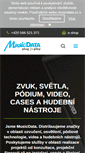 Mobile Screenshot of musicdata.cz